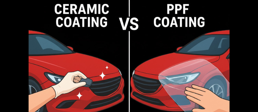 PPF vs Ceramic Coating comparison in Pune