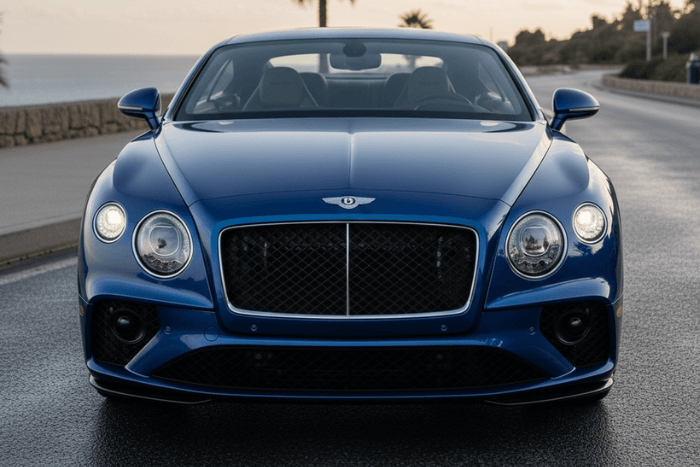 Bentley detailing after – corrected & coated finish