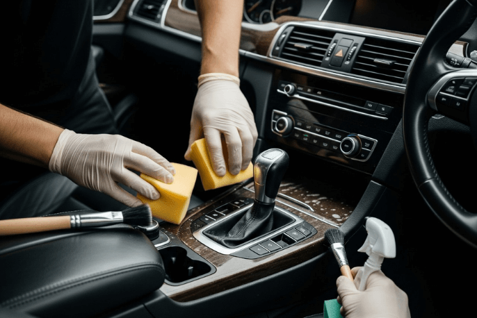 car interior cleaning for car