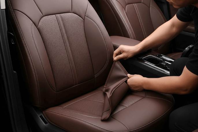 car custom leather seats in pune